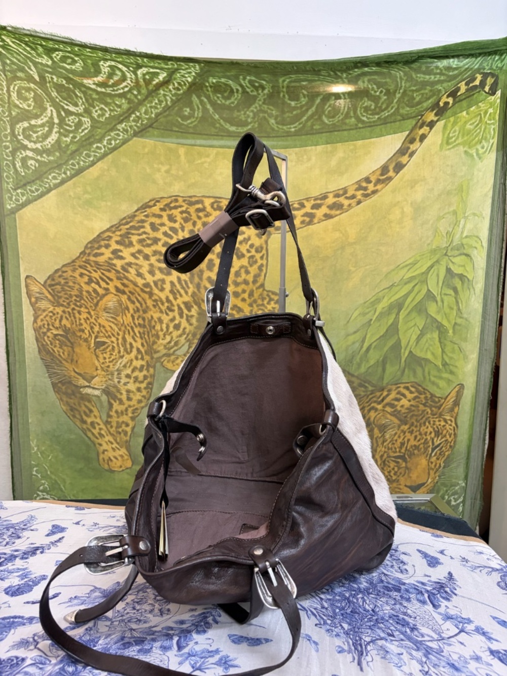 Campomaggi Lidia Shoulder Bag with Calf Hair - Picture 7 of 13